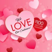 We Love Our Customers! $100 Gift Card Giveaway